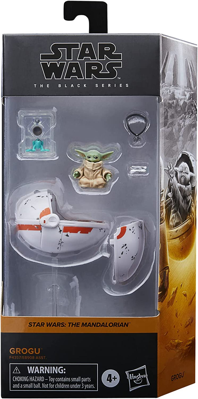 Star Wars Hasbro Black Series Grogu, The Mandalorian Zu Figure, Adatto per action figure da collezione da 15 cm, Per bambini dai 4 anni in su, Multi, F4357 Action figures Naty Shop