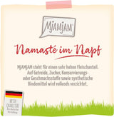 MjAMjAM - Cibo umido premium per gatti - Pacchetto benessere Manzo, confezione da 12 (12 x 125 g), senza cereali con carne extra