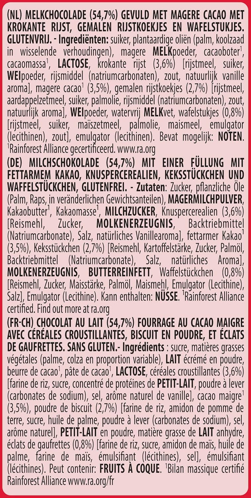 NESTLÉ Easter Friends, mini figurine pasquali di cioccolato al latte con pezzi croccanti, 1 confezione (1 x 65 g)