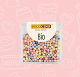 DECOCINO Perle di Sprinkles Bio - 60 grammi - Granelli di destrosio bio Sprinkles Naty Shop