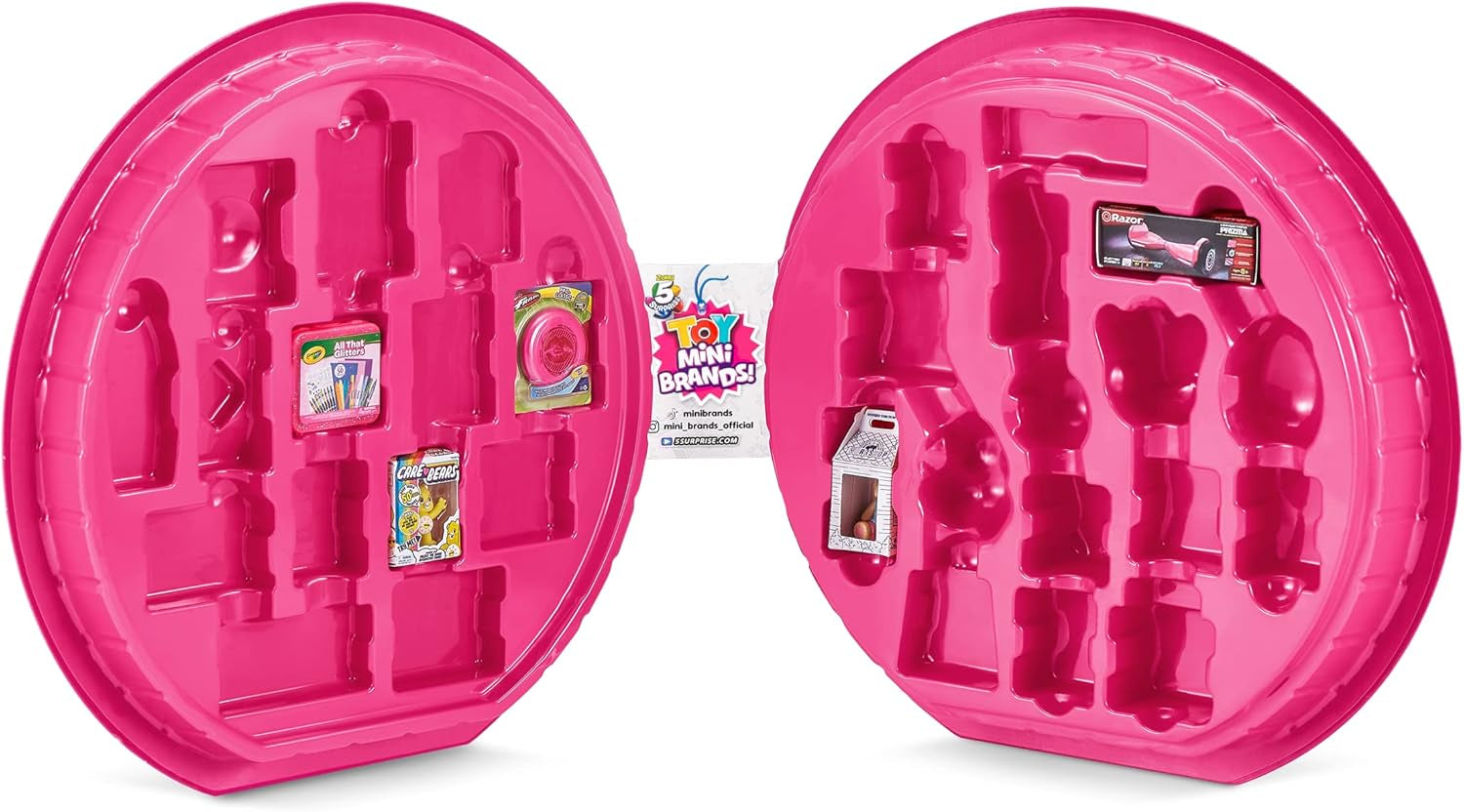 Cartella da collezione con 5 mini marche di giocattoli a sorpresa Serie 2 e 3 capsule a sorpresa di ZURU Action figures Naty Shop