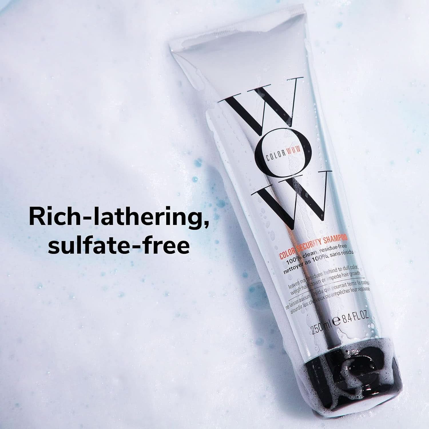 Wow Color Shampoo, shampoo per la cura del colore senza siliconi e senza solfati per capelli tinti, 250 ml Doccia e bagno Naty Shop