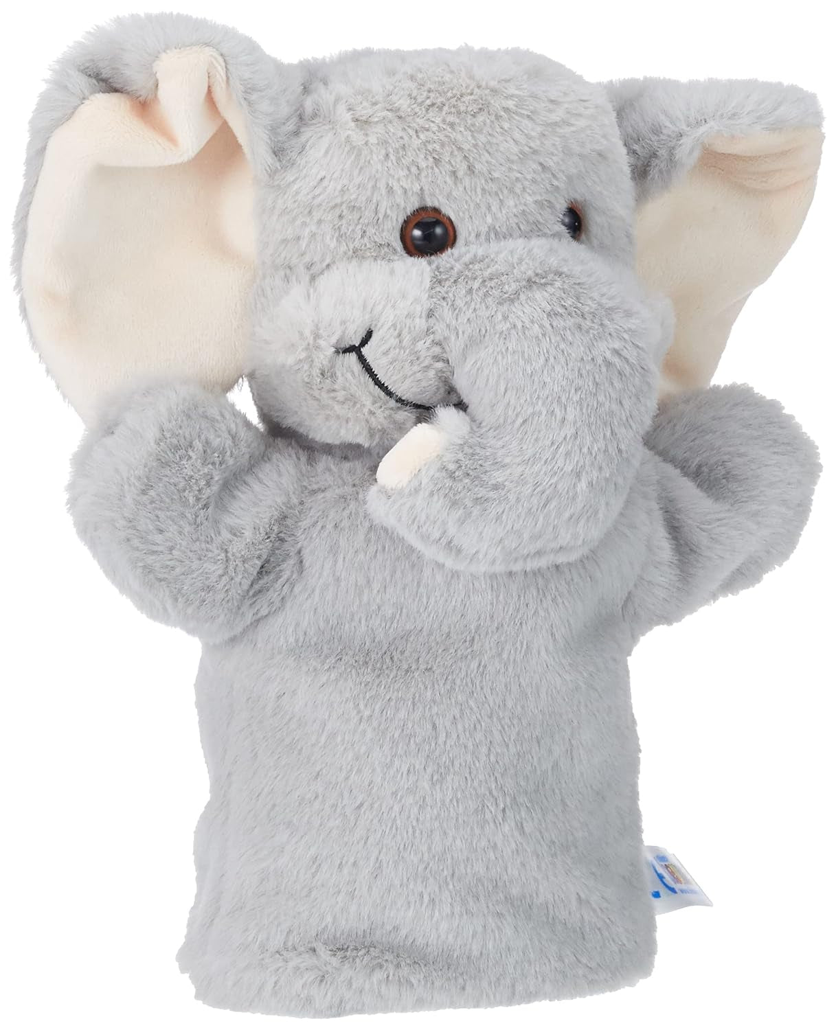 394070 Marionetta Elefante, Grigio Giocattoli Bebe Naty Shop Titolo predefinito