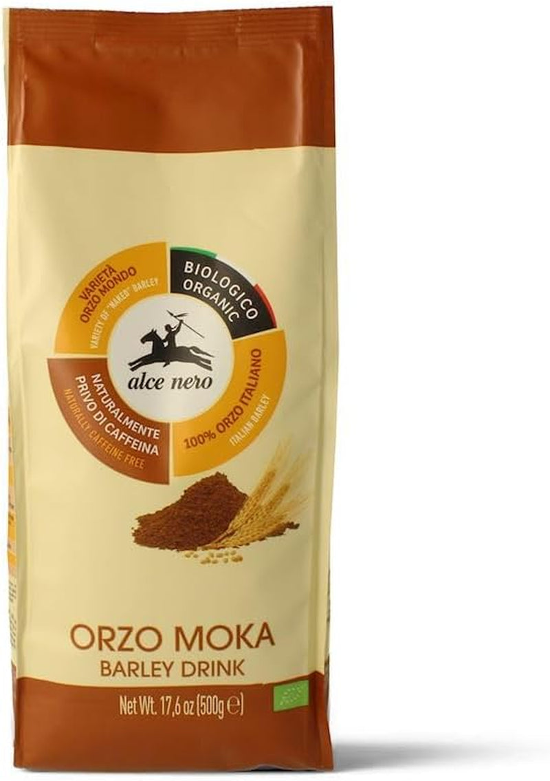 Orzo Moka Alce Nero, tostato e macinato, biologico, 500g