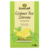 Tè verde biologico al limone, 20 buste, 40 g