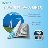 Intex 28271NP - Piscina fuori terra rettangolare con telaio, 2282 L, acciaio e PVC, blu, 260x160x65 cm