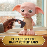 Spin Master 6067280 Wizarding World Harry Potter Magica bambola interattiva Dobby Elfo calzino, oltre 30 suoni e frasi, 21,6 cm, giocattolo per bambini, nero