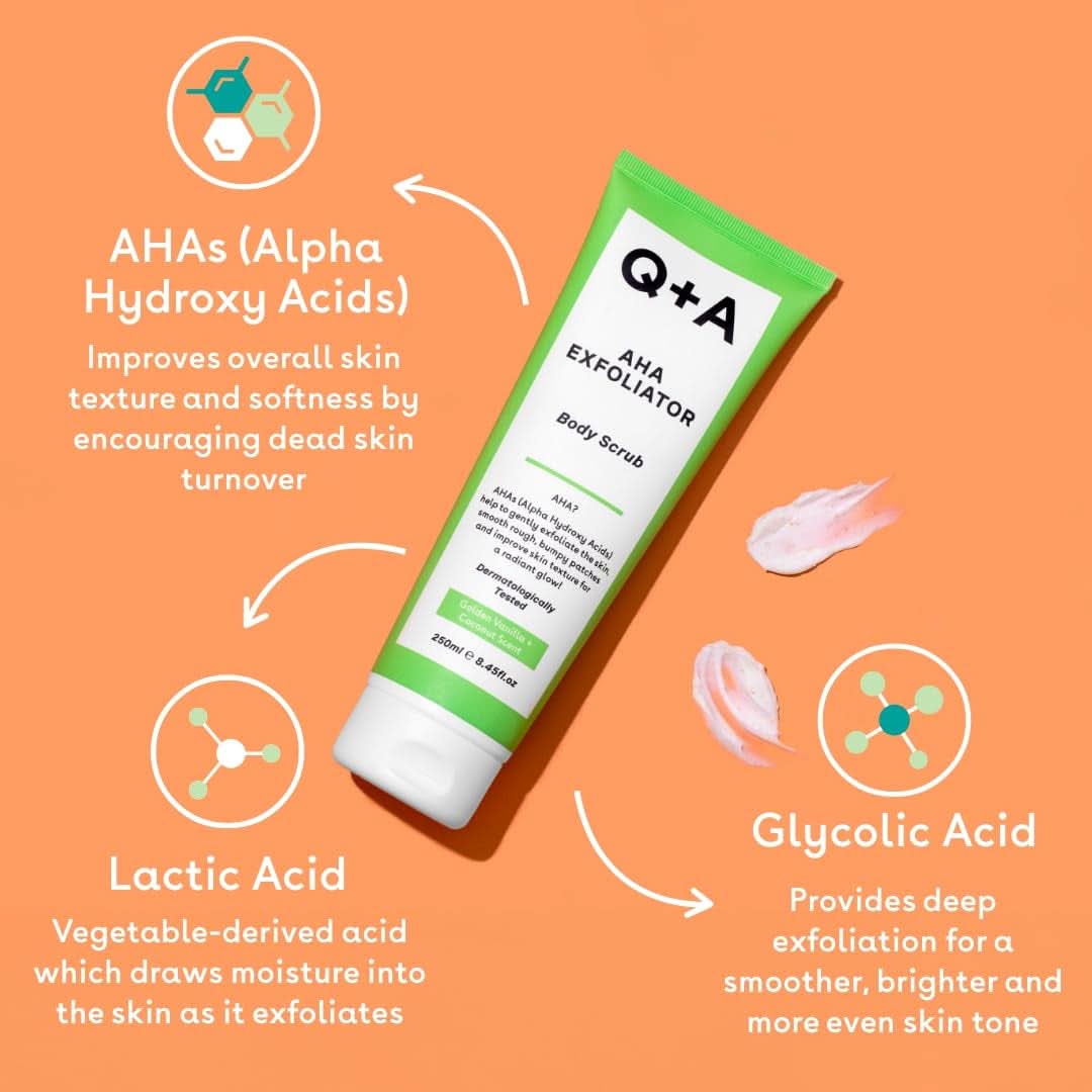 Scrub corpo peeling AHA, 250 ml Cosmetici e Bellezza Naty Shop
