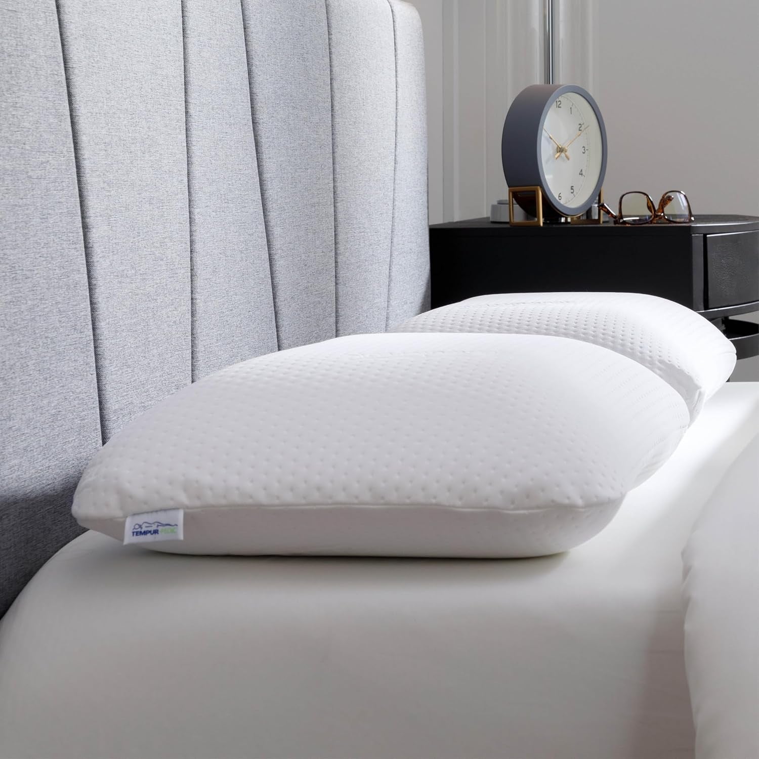 Cuscino Symphony TEMPUR-PEDIC In memory foam, Lussuoso, Morbido, Standard, Bianco Cuscini standard Naty Shop 2018