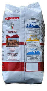 Caffè Pompei in grani interi, tostatura intensa, sacchetto da 1 kg