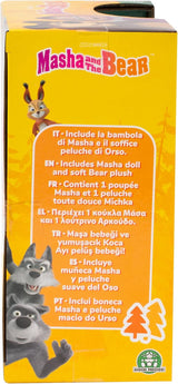 Masha e Michka bambola Masha da 12 cm e peluche Bärka da 20 cm per bambini da 3 anni in su MHA21