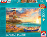 Schmidt Spiele 59765 Tramonto nella baia del faro, puzzle da 1000 pezzi, colorato Puzzle Naty Shop Titolo predefinito