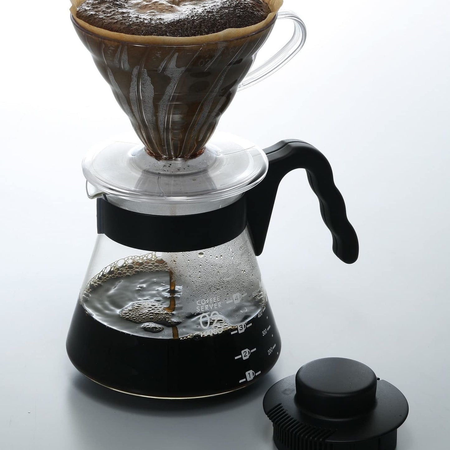 4977642019126 Caraffa per servire caffè V60 700 ml VCS-02B, vetro, incolore, 17,3 x 14,1 x 13 cm