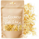 ScrapCooking - Calendule essiccate 3,5 g - Fiori commestibili - Decorazioni alimentari per dolci - Per dessert, torte, crostate, muffin - Natale, primavera, compleanno - Giallo dorato - 7471
