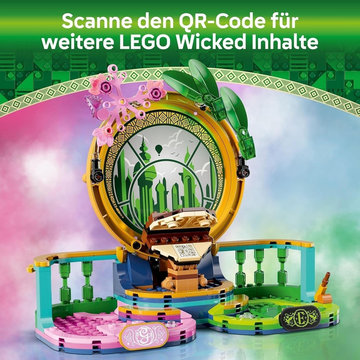 Bambole LEGO Wicked Elphaba e Glinda - personaggio da collezione delle streghe di Oz - regalo creativo per ragazze sopra i 10 anni e fan del film - 75682 Set da costruzione Besuche den LEGO-Store