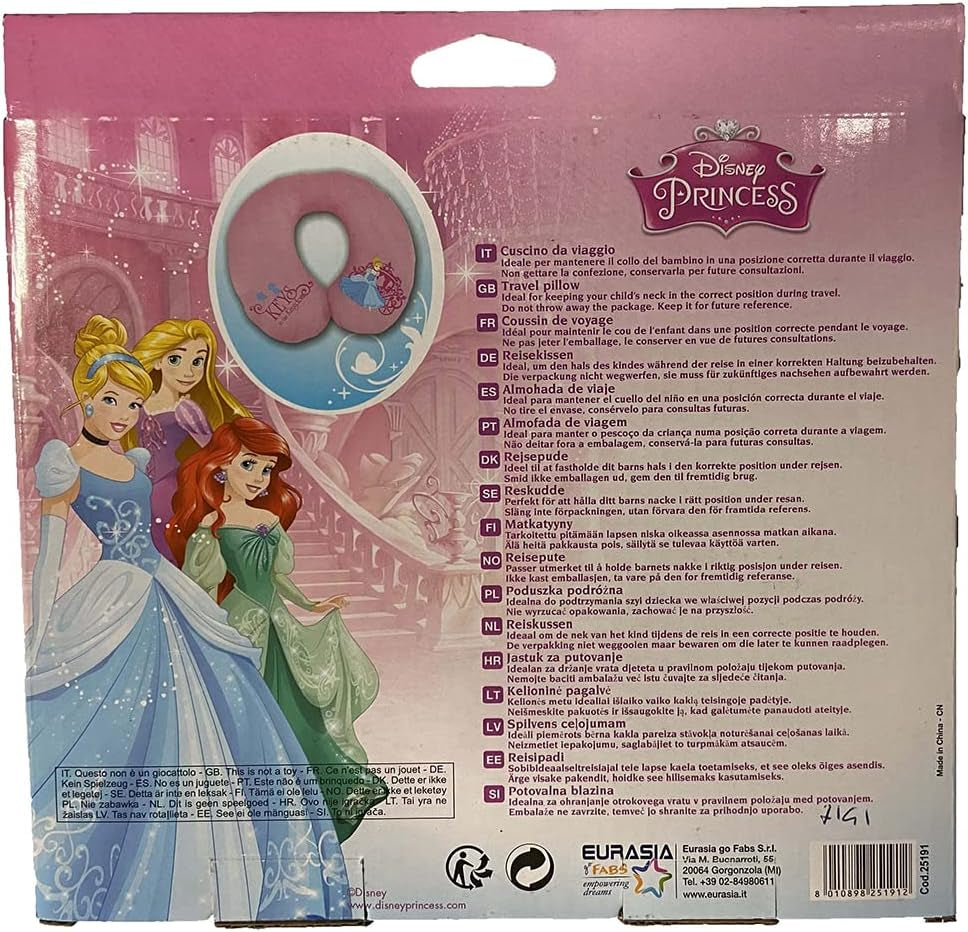 Cuscino da viaggio Disney baby principesse Cuscini da viaggio Naty Shop