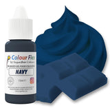 Sugarflair Colourflex Colorante alimentare a base di olio, Blu Navy, Colorante alimentare liquido altamente concentrato, Colorante alimentare per crema al burro, cioccolato, pasta, fondente, glassa e altro - 15 ml