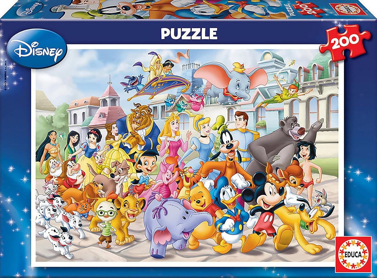 Educa - Puzzle 200 pezzi | Disney Parade, Puzzle da 200 pezzi per bambini dai 6 anni, Disney World (13289) Puzzle Naty Shop Titolo predefinito