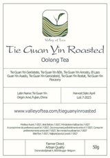 Tè Oolong Tie Guan Yin - Tè blu tostato Ti Kuan Yin China - Tè cinese Wu Long Tieguanyin - Tè blu Tè Olongh Tè Olongo