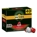 Kaffeekapseln Lungo Classico (nur für kurze Zeit) Megapack XXL & Kaffeekapseln Lungo Decaffeinato- Intensität 6-200 Capsule compatibili Nespresso, 10er Pack, 10 x 20 Getränke