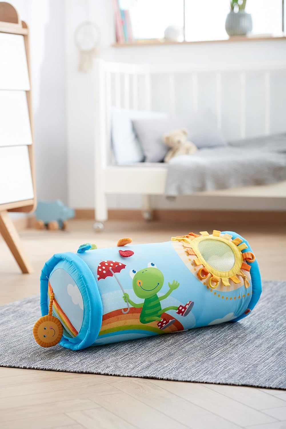 Giocattolo per bambini piccoli Rotolo gattona HABA mondo arcobaleno Giocattoli Bebe Naty Shop
