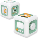 Giocattolo sensoriale per bambini da 1 a 3 anni | Giocattolo Montessori per bambini da 1 anno | Giocattolo da viaggio per bambini 12-18 mesi | Cubo di attività, regalo di compleanno o di Natale per bambini di 1 anno