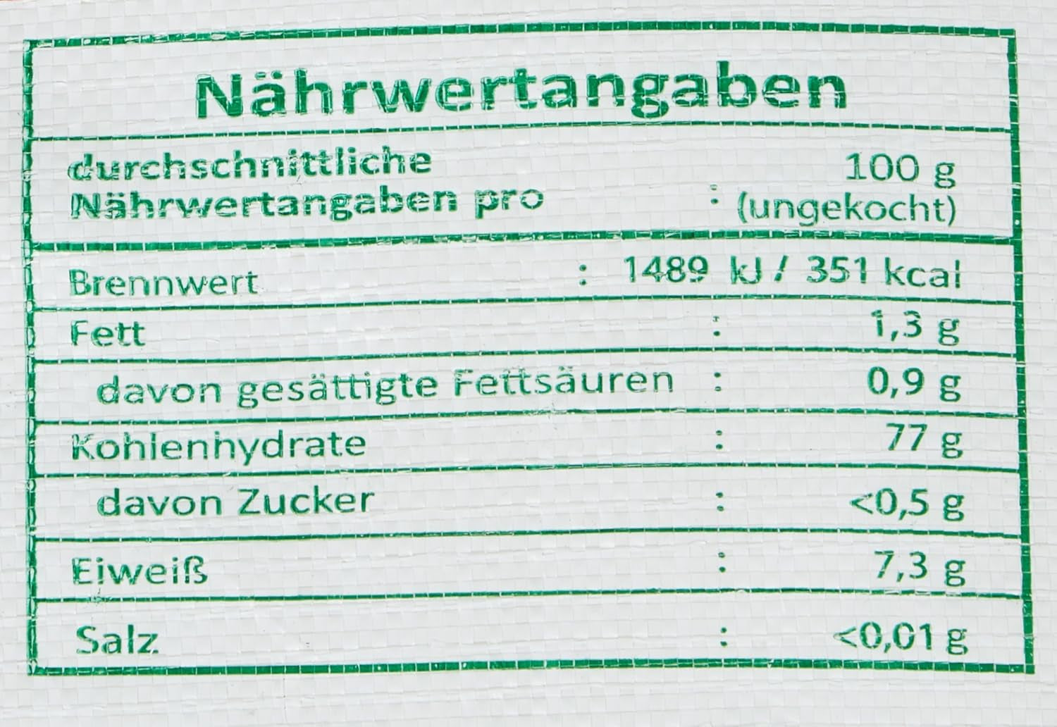Riso fragrante a chicco lungo 100%, 1 confezione (1 x 22,7 kg)
