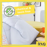 Piumino Just Right Snug, 10.5 tog, fibra cava, bianco, letto matrimoniale Piumini e trapunte Naty Shop