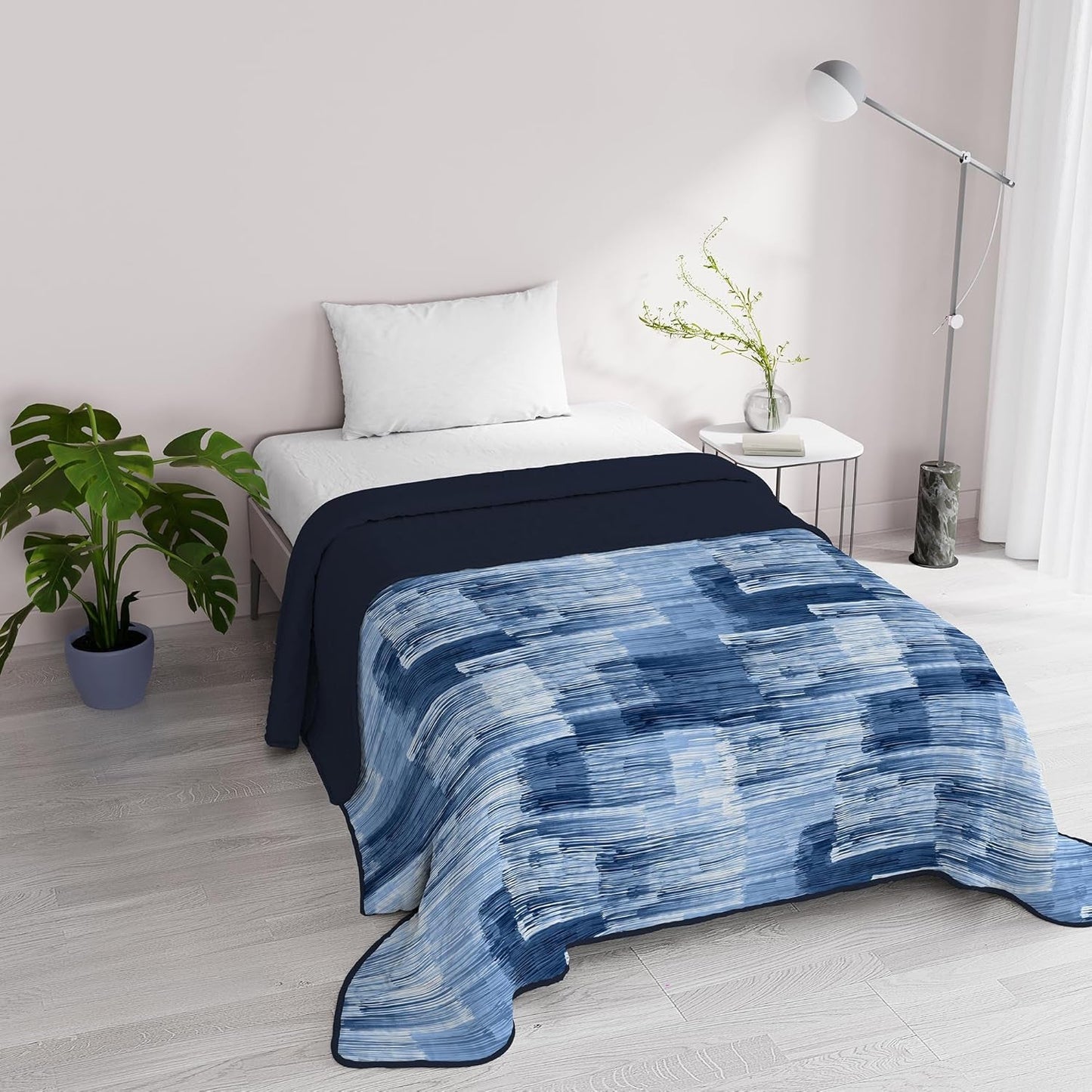 Fantasy Italian Bedding Microfibra Estate 1,5 Letti Murrine Copriletti e Trapunte Naty Shop Dye 1 Posto E Mezzo