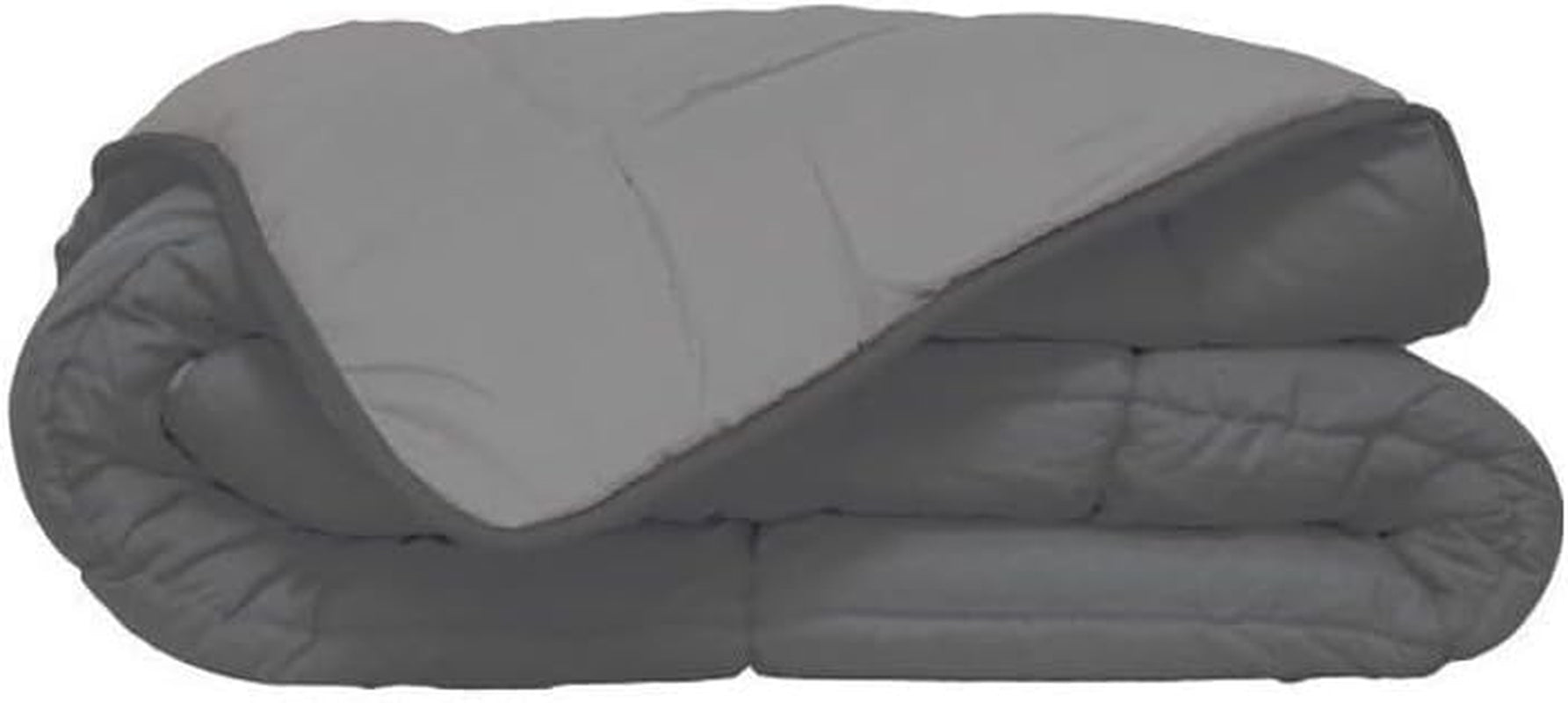Poyet Motte Calgary Copripiumino Poliestere Acciaio/Argento, Poliestere, Acciaio/Argento, 220X160X1 Cm Piumini e Trapunte Naty Shop 260X240X1 cm