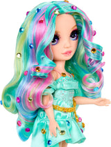 Rainbow High Be Dazzling Fashion Doll - Celine Turquoise - Blu-Verde, 28 cm, con strumento per decorare, gemme scintillanti e accessori per lo styling