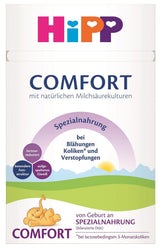 Formula speciale HiPP Comfort (4 x 600g), dalla nascita, a ridotto contenuto di lattosio, per la gestione dietetica di coliche, gonfiore e stitichezza