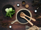 Creatable, 30007, serie Soft Touch, set di stoviglie da 2 pezzi, set da insalata in gres, lavabile in lavastoviglie e adatto al microonde, prodotto in Portogallo