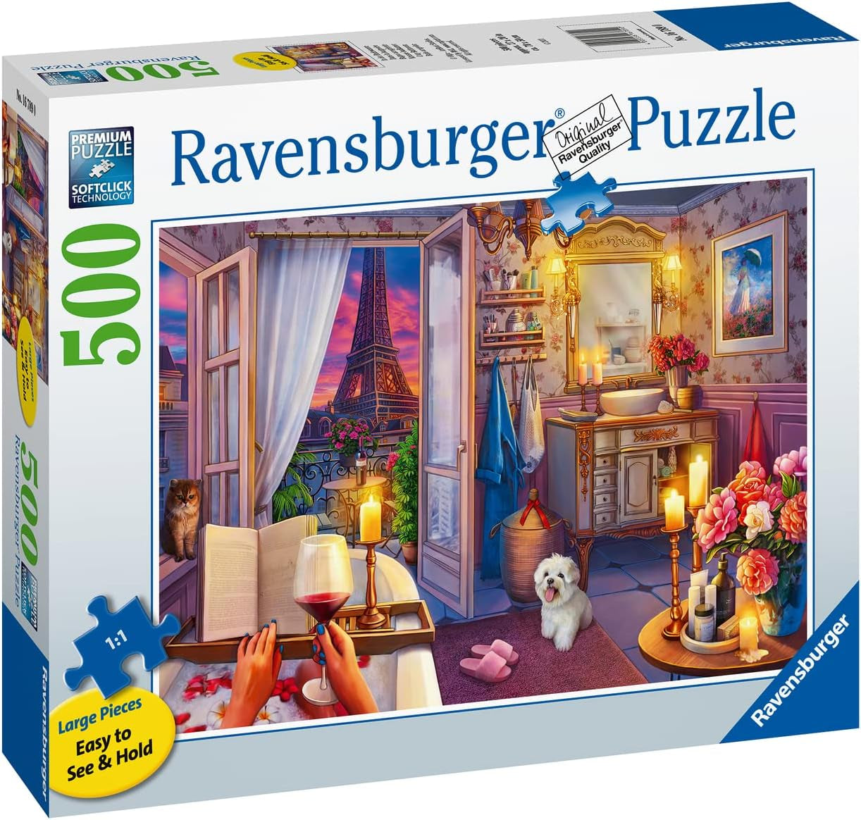 Ravensburger Puzzle - in vasca - Puzzle Gold Edition da 500 pezzi Naty Shop