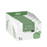 LILLYDOO Salviette umidificate Green, 600 salviette (10 x 60), salviette resistenti allo strappo 100% senza plastica - Senza profumo, delicate e naturali, detergenti delicati per pelli sensibili, dermatologicamente testate