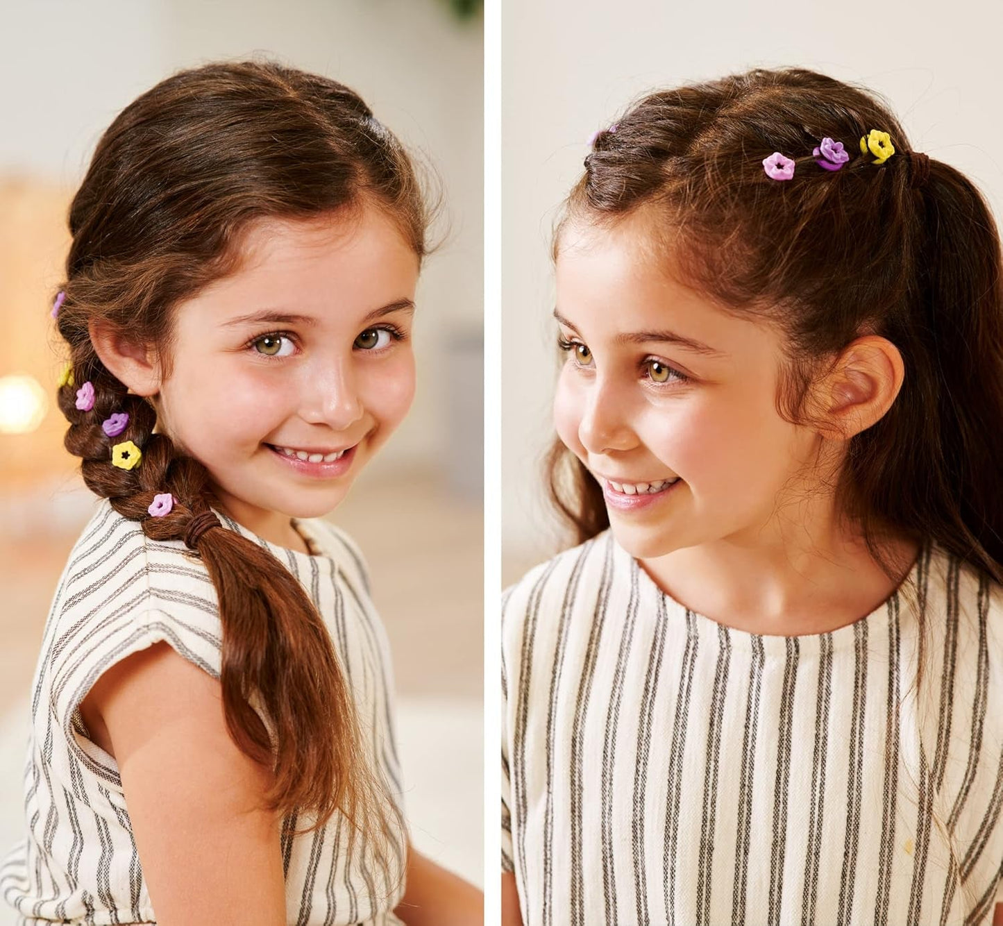 Simba 105733640 - Steffi Love Flower Hair, bambola con capelli extra lunghi, include 6 clip, accessorio treccia e pettine, 29 cm, dai 3 anni in su