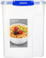 Set di barattoli per la conservazione degli alimenti KLIP IT Plus, rotondi | 300 ml l | barattoli ermetici, impilabili ed ermetici con coperchio | adatto per frigorifero/congelatore | senza BPA | 4 contenitori per alimenti Naty Shop da 4,2 L