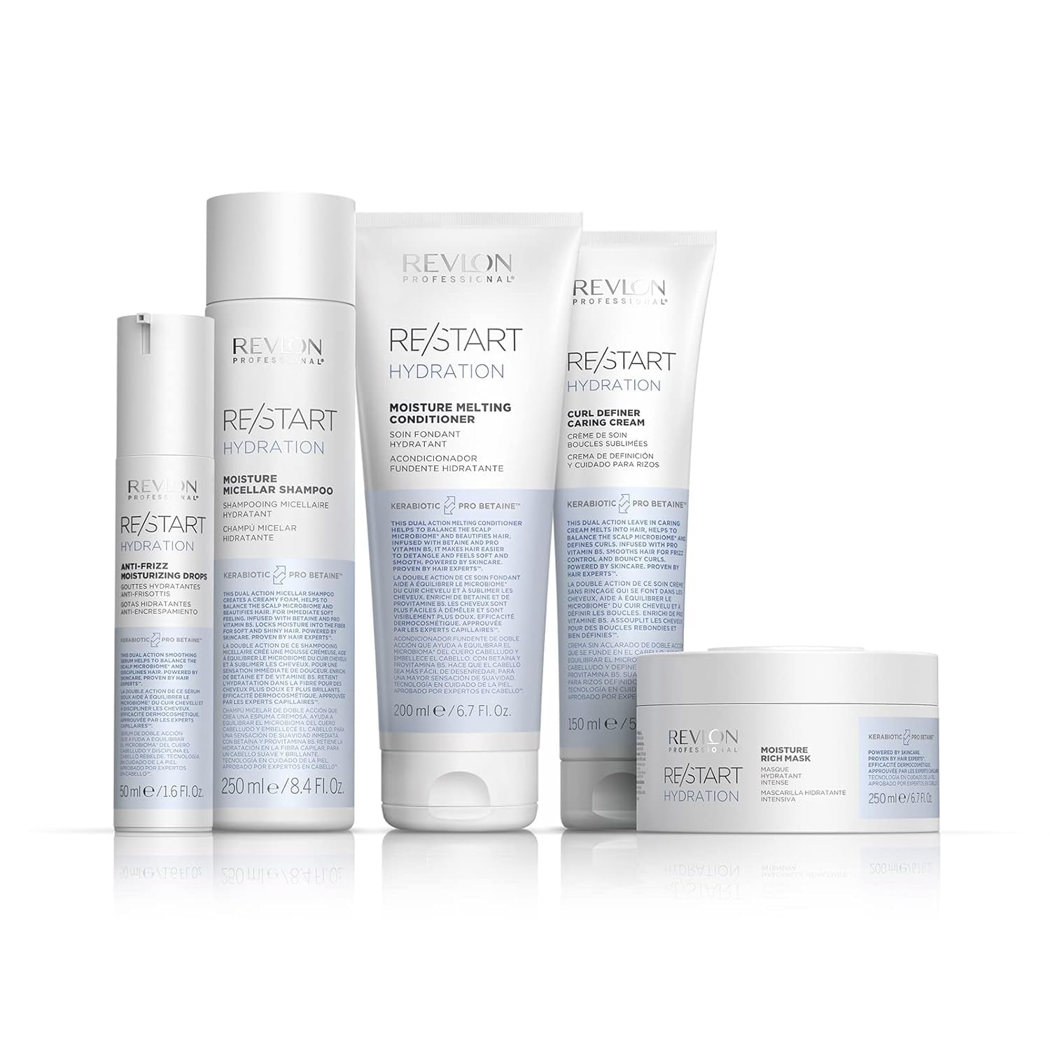 RE/START Hydration Moisture Rich Mask 250ml Maschera idratante per capelli secchi Maschera Rich Care a lunga durata Maschera rigenerante anti-crespo per capelli Naty Shop Maschera per capelli