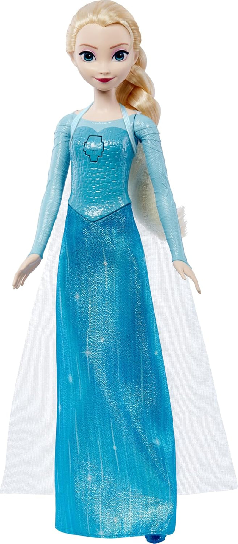 Mattel Disney Frozen Toys Bambola canterina Elsa in abito iconico canta Let It Go dal film Disney Frozen per bambini