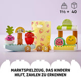 LEGO DUPLO Il mio primo mercato biologico, set negozio di giocattoli per ragazzi e ragazze, giocattolo educativo per bambini a partire da 1,5 anni, accessori per frutta e verdura 10983 Set da costruzione Besuche den LEGO-Store