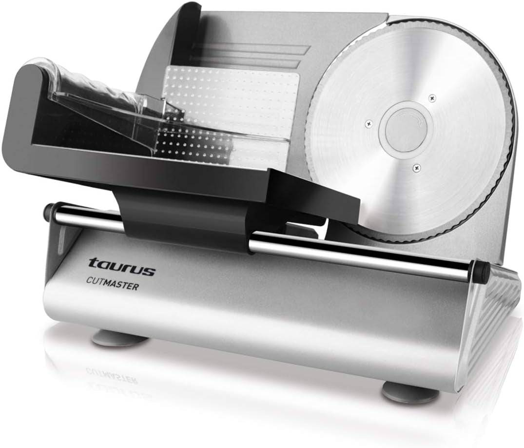 Cutmaster Compact, affettatrice, acciaio inossidabile, 100 W Naty Shop Trituratori e affettatrici standard
