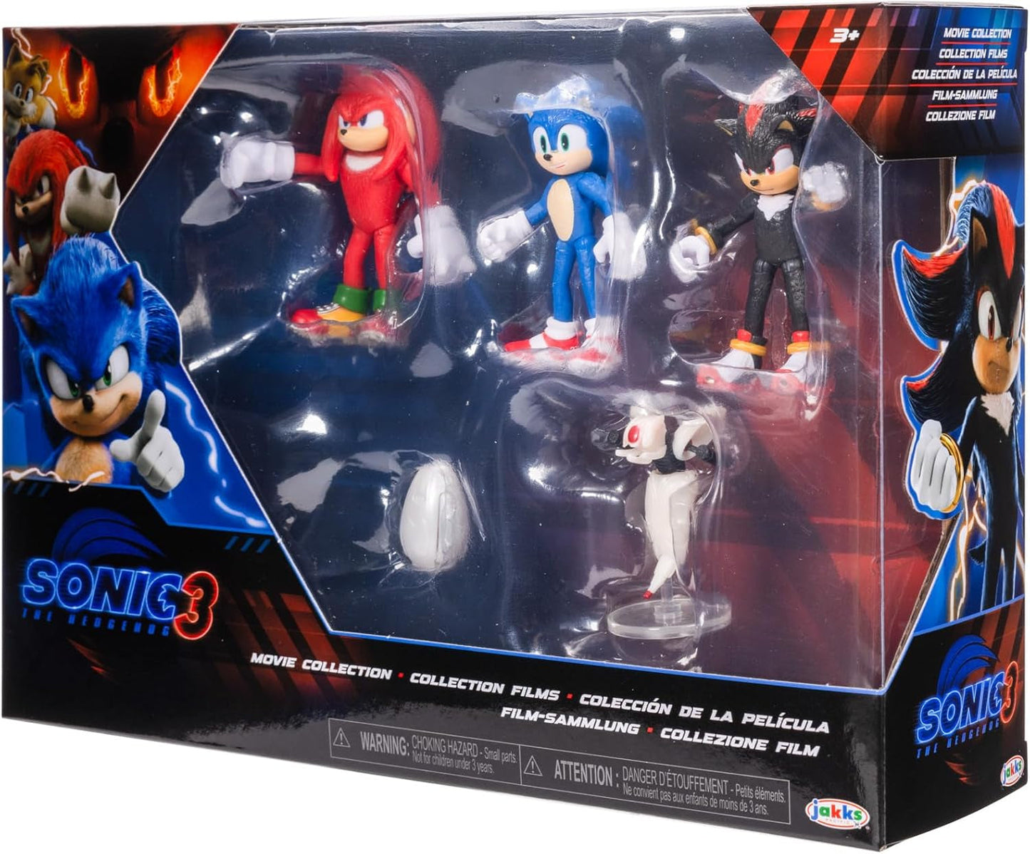 Sonic 3 Movie 6 Cm Action Figures Multipack Action figures Naty Shop