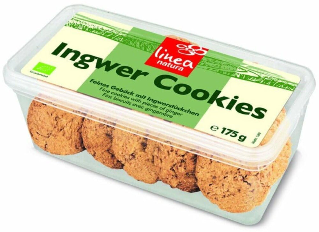 Biscotti allo zenzero biologici, confezione da 6 (6 x 175 g)