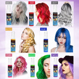 Tintura Per Capelli - Spray Colorante Per Capelli Verde Temporaneo Da 30 ml, Tintura Per Capelli Naturale Spray Colorante Per Capelli Temporaneo, Tintura Per Capelli Lavabile Per Feste Cosplay Halloween (Verde) Naty Shop Tinture Per Capelli