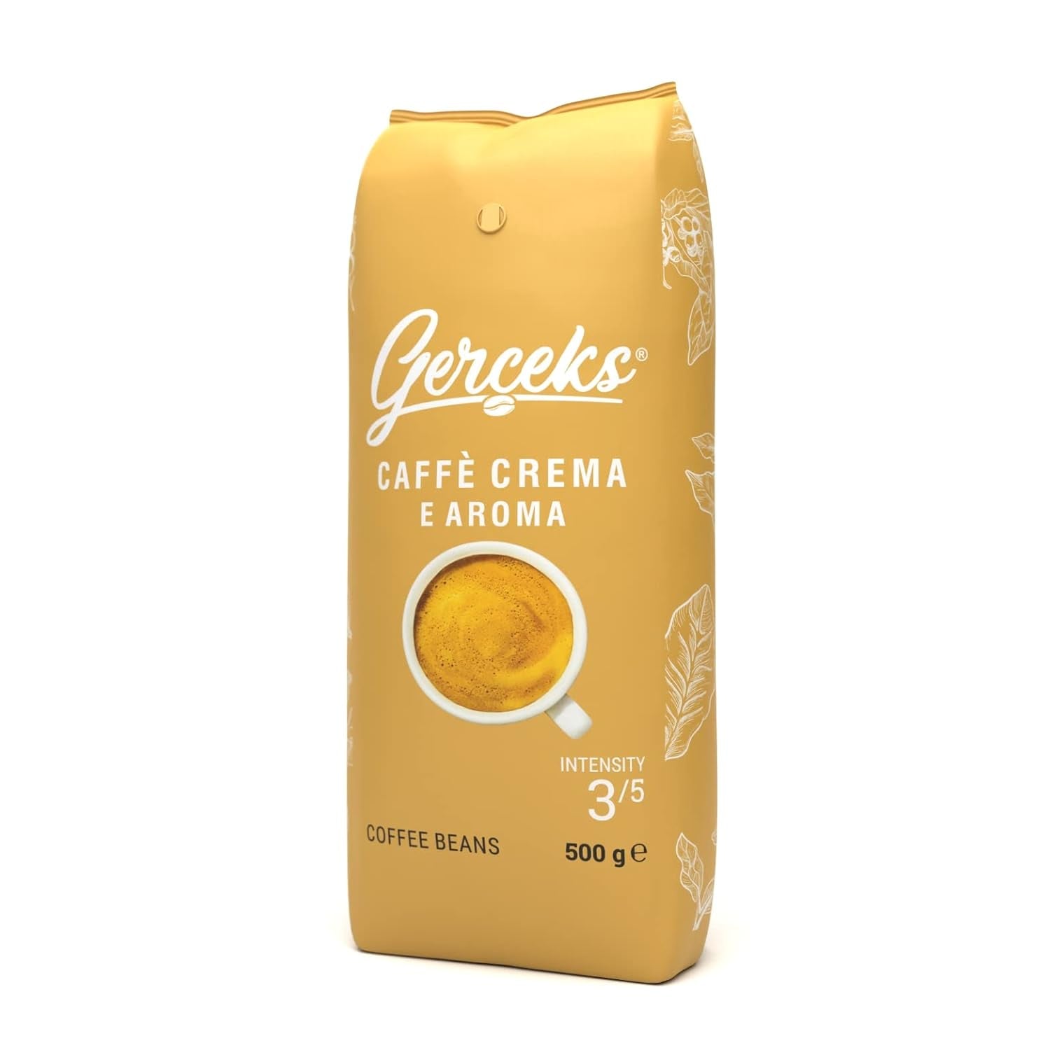 Caffe Crema E Aroma Kaffeebohnen 2kg (4x500g), Barista Kaffee schokoladig und säurearm, Espressobohnen kräftig, Bohnenkaffee mit Arabica und Robusta, fine Crema, ideale per Milchkaffee