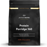 Protein Works - Porridge Proteico 360 | Mito Ulteriori vitamine e minerali | Proteinreiches Frühstück | Kalorienarme Haferflocken | 6 porzioni | Cioccolato al latte 500G Cereal Naty Shop Titolo predefinito