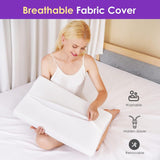 BDTFO Cuscino Memory Foam per Dolore al Collo Cuscino Ortopedico per Contorno Cervicale Supporto per Collo per Schiena Stomaco per chi dorme sul fianco con Copertura con Cerniera Lavabile e Traspirante Cuscini Ortopedici Cervicali Naty Shop