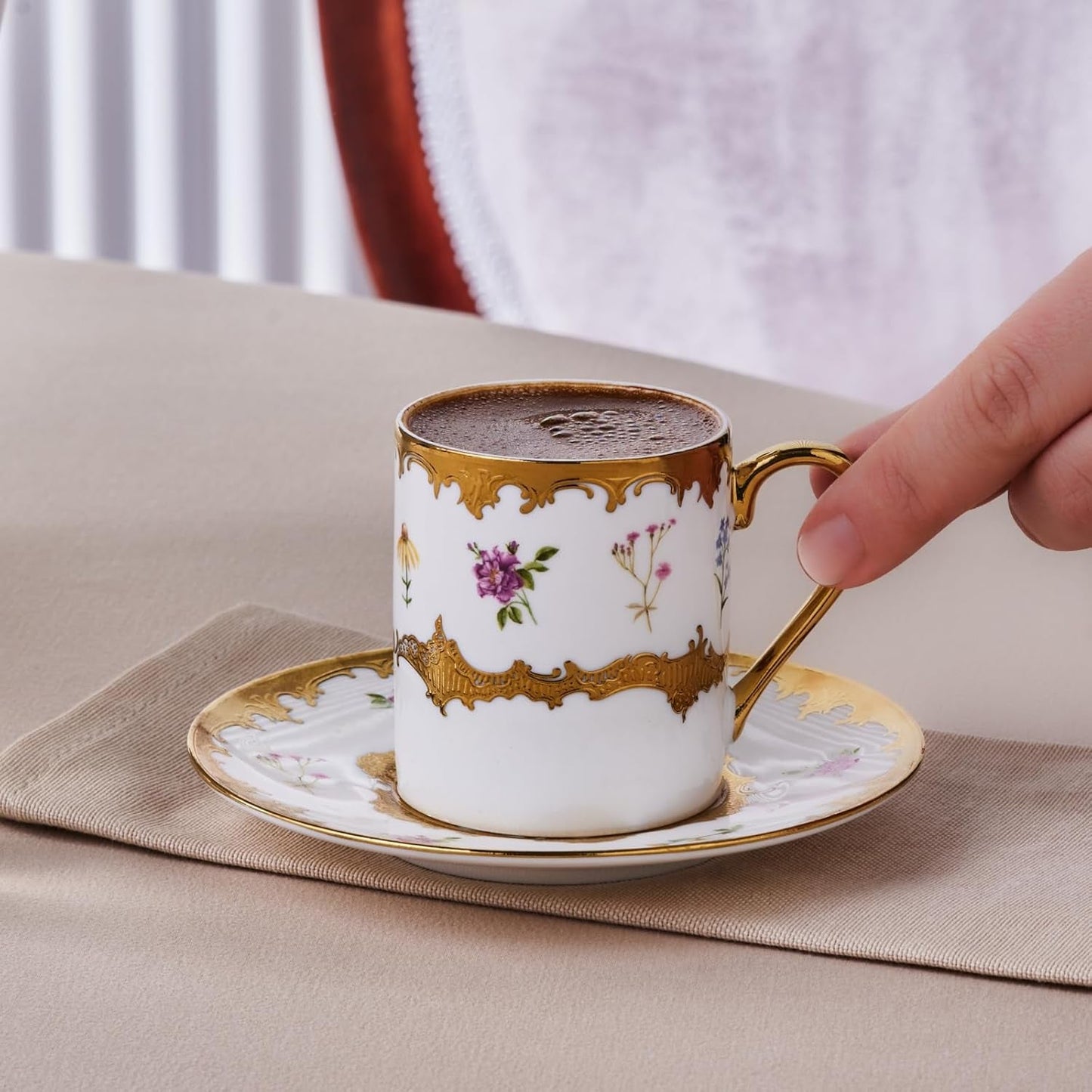 Caffè Karaca Bidter per 6 persone, multicolore
