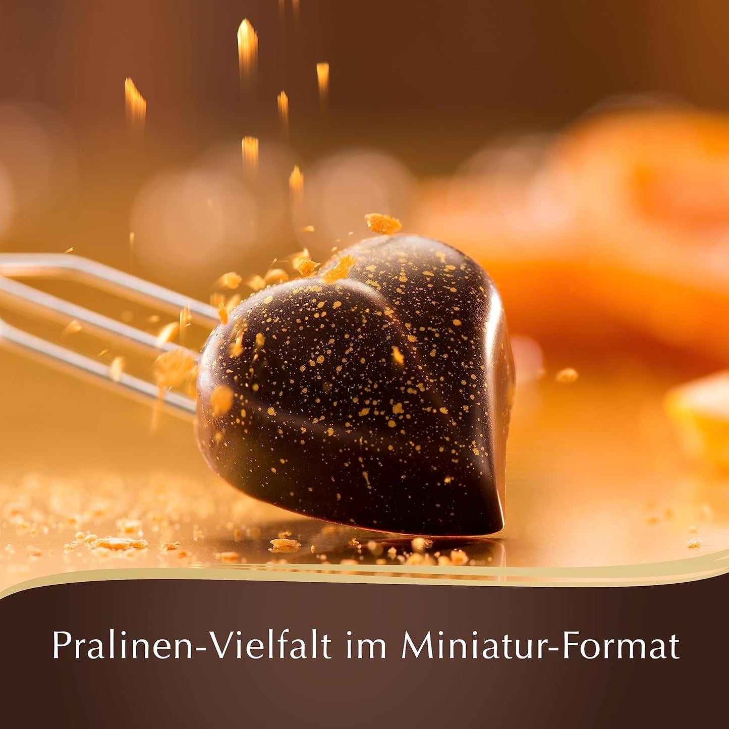 Cioccolato - Mini Praline Di Cioccolato Fondente | 90 g| Scatola con 18 praline, ciascuna in 6 deliziosi assortimenti | Regalo di cioccolato | Regalo al cioccolato (confezione da 4)