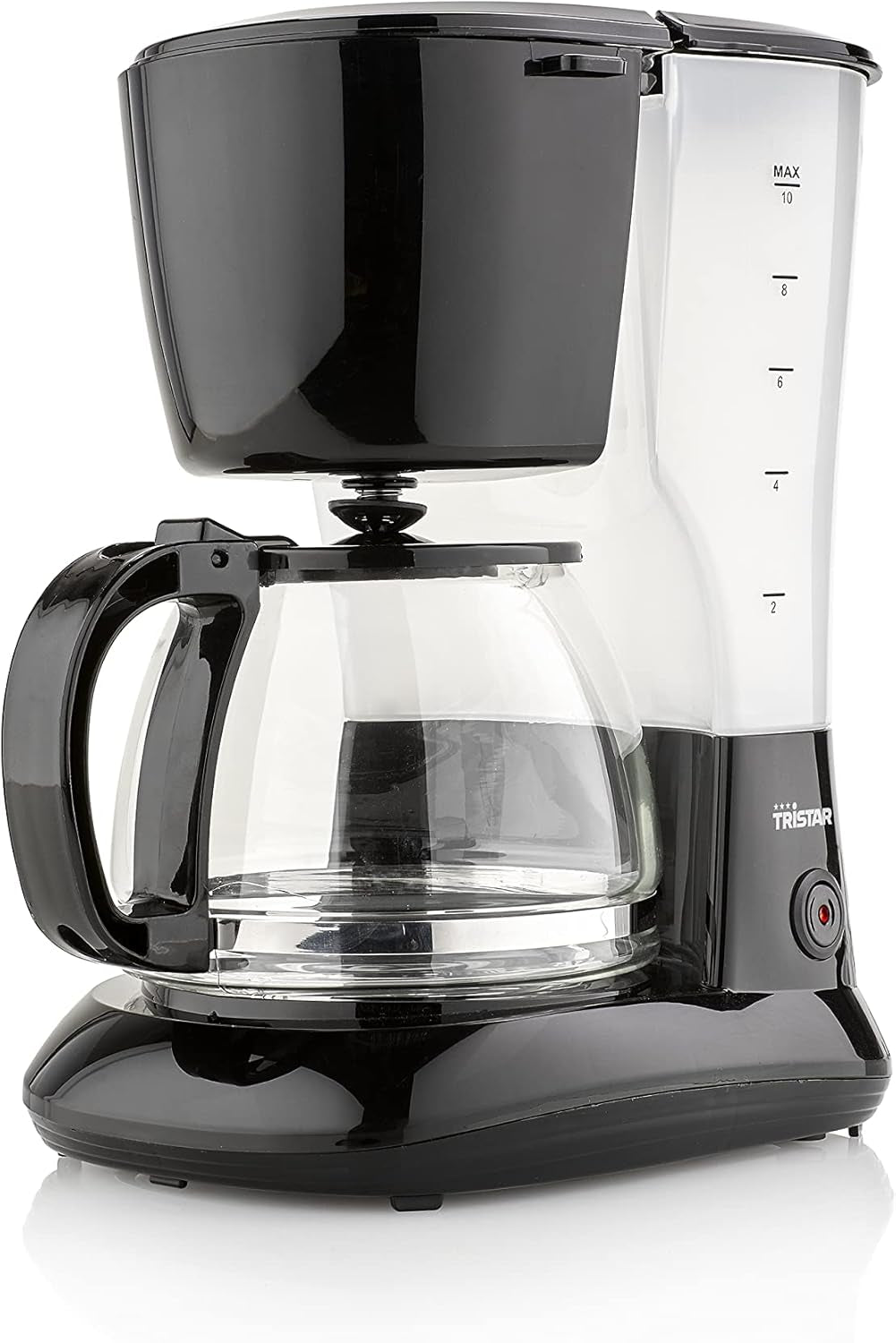 Caffettiera Tristar da 1,25 litri - Per 10-12 tazze, adatta anche per il campeggio, CM-1245, Nero